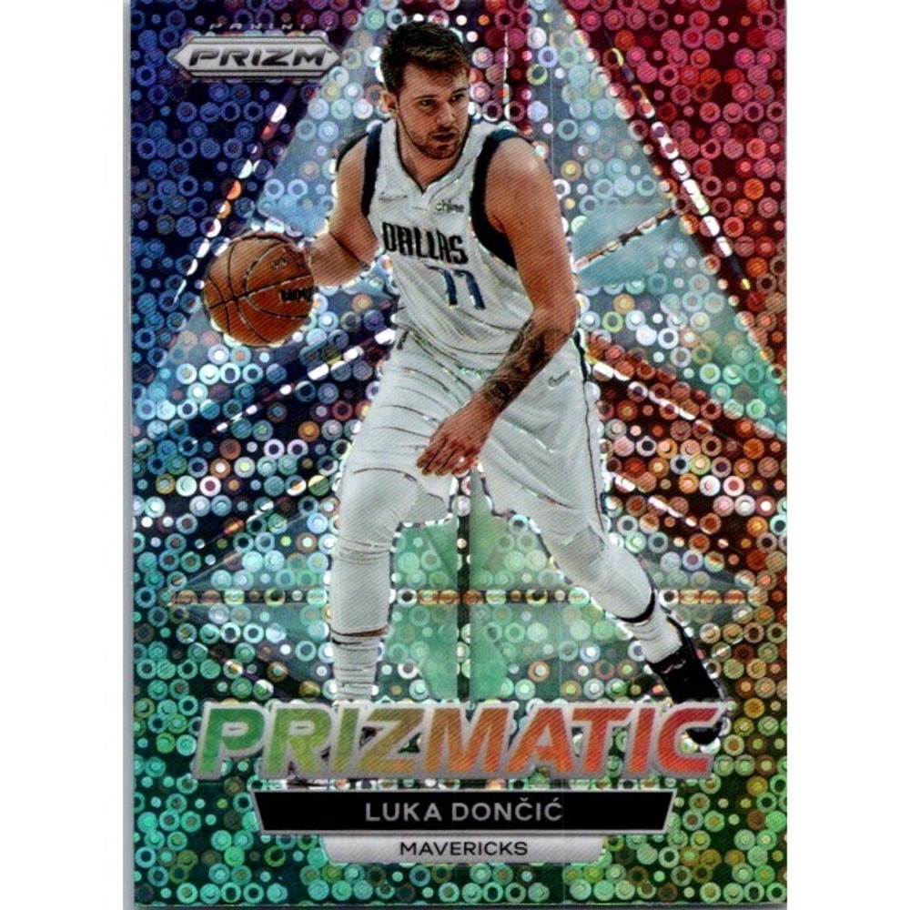 2022-23 Panini Prizm #16 Luka Doncic Prizmatic Prizm Fast Break